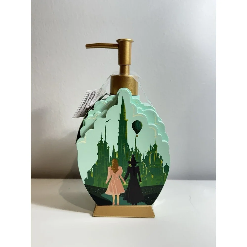 Wicked Glinda & Elphaba, Emerald City Lotion Pump Dispenser New